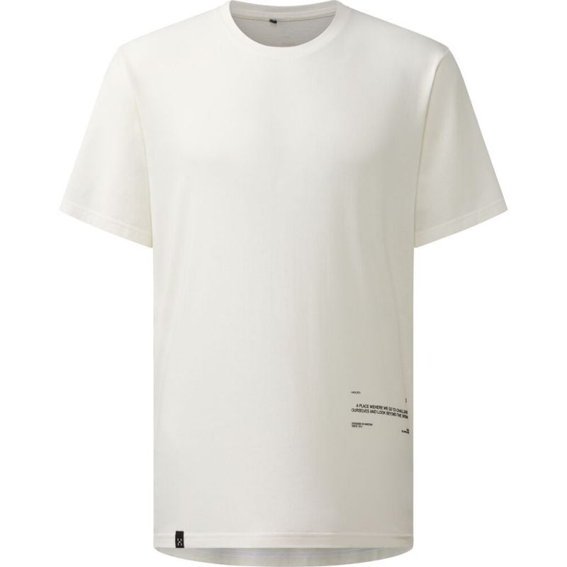 T-shirt HAGLOFS Outsiders Graphic Tee (Zacht Wit) Mannen