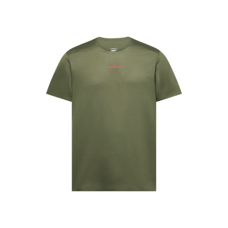 T-skjorte La Sportiva Pure T-shirt M (Cypress/Mountain Red) Herre