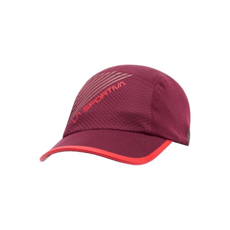 Cappello da trail La Sportiva Flow Cap (Redwood/Mountain Red) Unisex