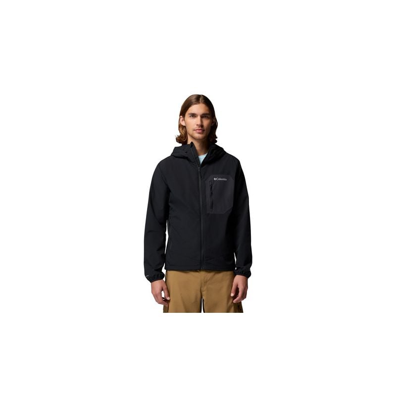 Chaqueta softshell Columbia Tall Heights III Hooded (Black) Hombre