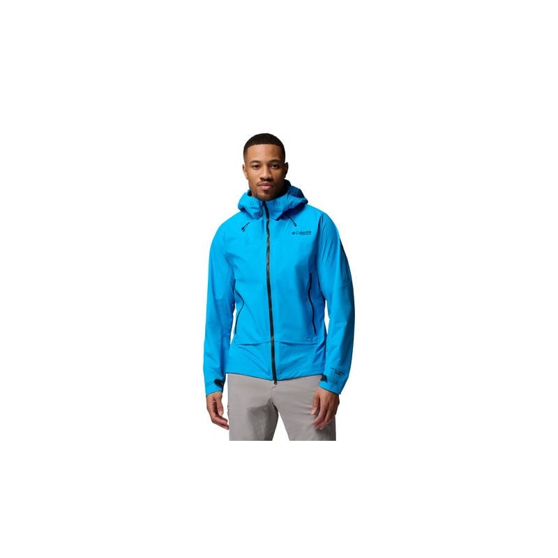Waterproof jacket Columbia Saudan Pro 3L (Compass Blue) Man