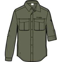 Vandreshirt Columbia Silver Ridge Elite EU LS (Dark Stone) Herre