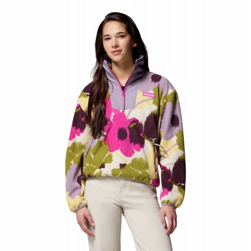 Fleece mit halbem Reißverschluss Columbia Sequoia Grove (Fuchsia, Ikatbloom) Damen