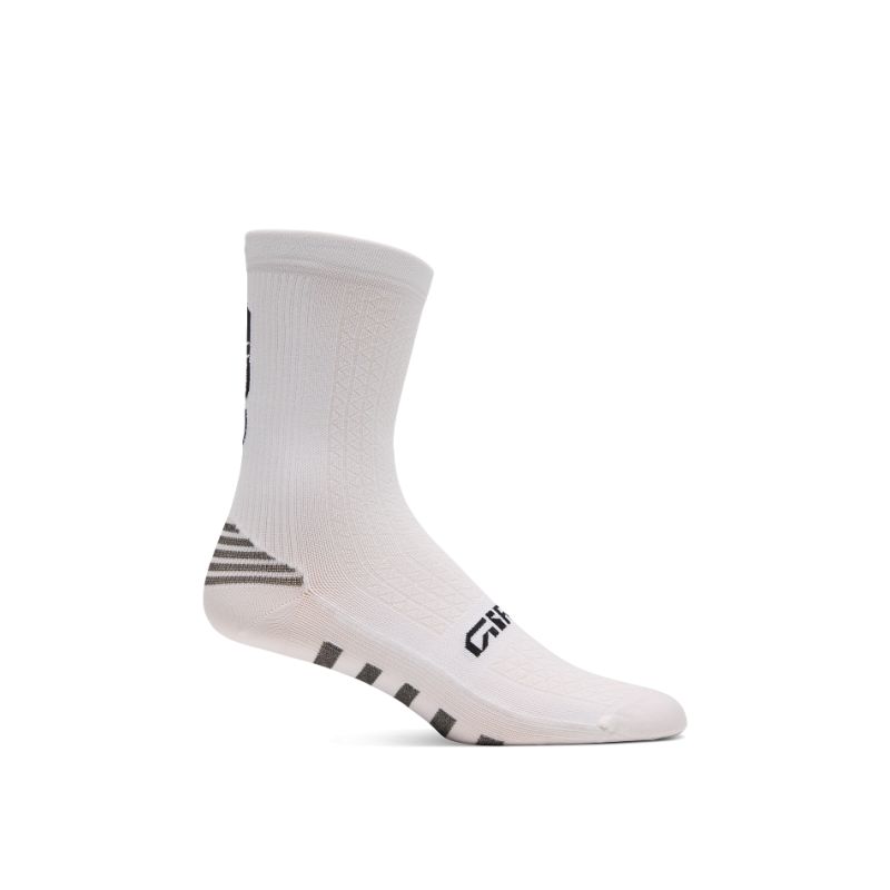 Calcetines de bicicleta GIRO HRC+Grip (BLANCO)