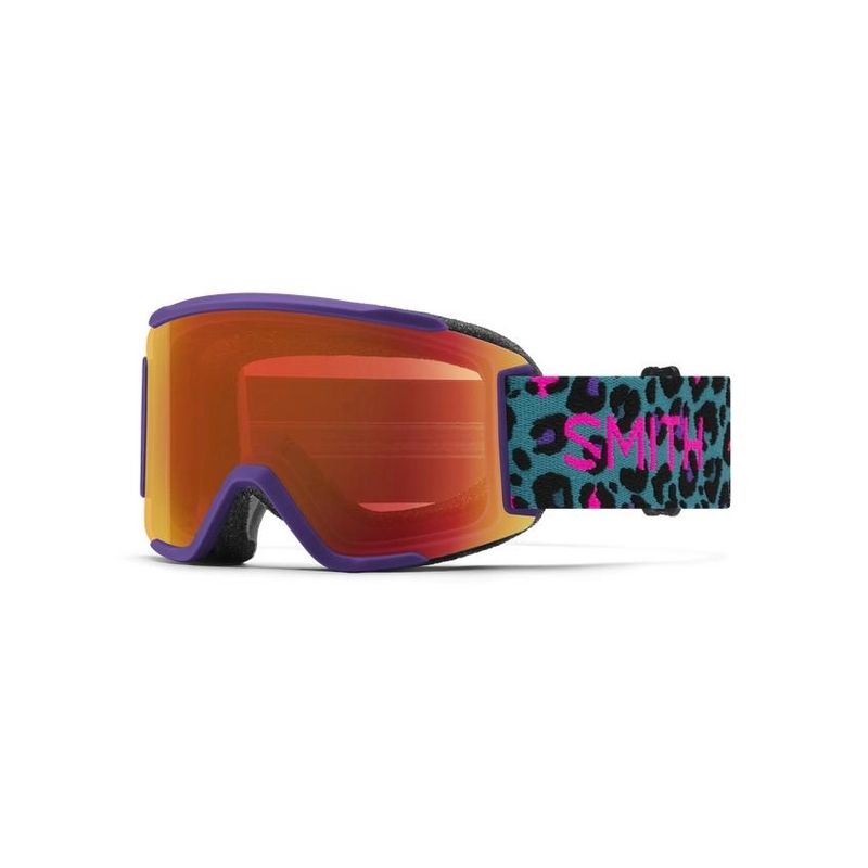 Maschera da sci Smith SQUAD S (PURPLE HAZE NEON CHEETAH 2324) Cat. 2