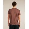 Icebreaker M Mer Core SS Tee Canoe Companions CAROB (MEDIUM RED)