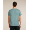Icebreaker M Mer Core SS Tee Single Line Camp BLU ASH (BLU CHIARO)