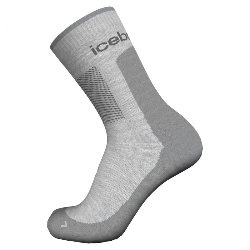 Chaussettes ICEBREAKER M Mer Hike+ Medium Crew (BLIZZARD HTHR/ALLOY) Homme