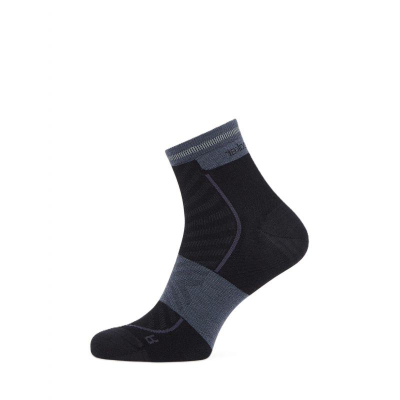 Calzini Icebreaker M Mer Run+ Ultralight Mini (BLACK/GRAPHITE) Uomo