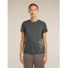 ICEBREAKER W Mer Core SS Tee Panax OBSIDIAN (DARK GREY)