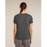 Icebreaker Camiseta de manga corta W Mer Core Panax OBSIDIAN (GRIS OSCURO)