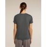 ICEBREAKER W Mer Core SS Tee Panax OBSIDIAN (DARK GREY)