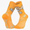 Calcetines de trail BV sport SOCQUETTE TRAIL ULTRA.2 COLLECTOR "NUTRI" CERVEZA RUBIA (SPRITZ)