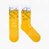 Sokker til trail BV sport SOCQUETTE TRAIL ULTRA.2 COLLECTOR "NUTRI" ØL BLOND (GUL)