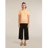 Icebreaker Camiseta de manga corta W Mer Core SUNSTONE (NARANJA CLARO)