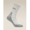 ICEBREAKER W Mer Hike+ Light Crew BLIZZARD HTHR/ALLOY (MEDIUM GREY)