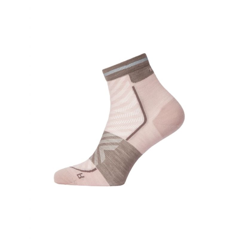 Chaussettes ICEBREAKER W Mer Run+ Ultralight Mini (PINK QUARTZ/PORCINI) Femme