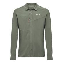 Vaelluspaita Salewa PUEZ L/S SHIRT M (Faded Green) Miehet