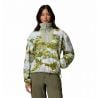 Fleece Columbia Sequoia Grove Printed Half Zip (Citron Haze, Fieldaze) Women