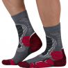 TREK WOOL strumpor - Monnet TREK LIGHT (Röd)