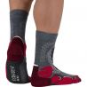 TREK WOOL strumpor - Monnet TREK LIGHT (Röd)