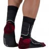 TREK WOOL-strumpor - Monnet TREK MEDIUM (Röd)