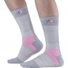 Chaussettes de randonnée Monnet Trek Air (Gris/rose)