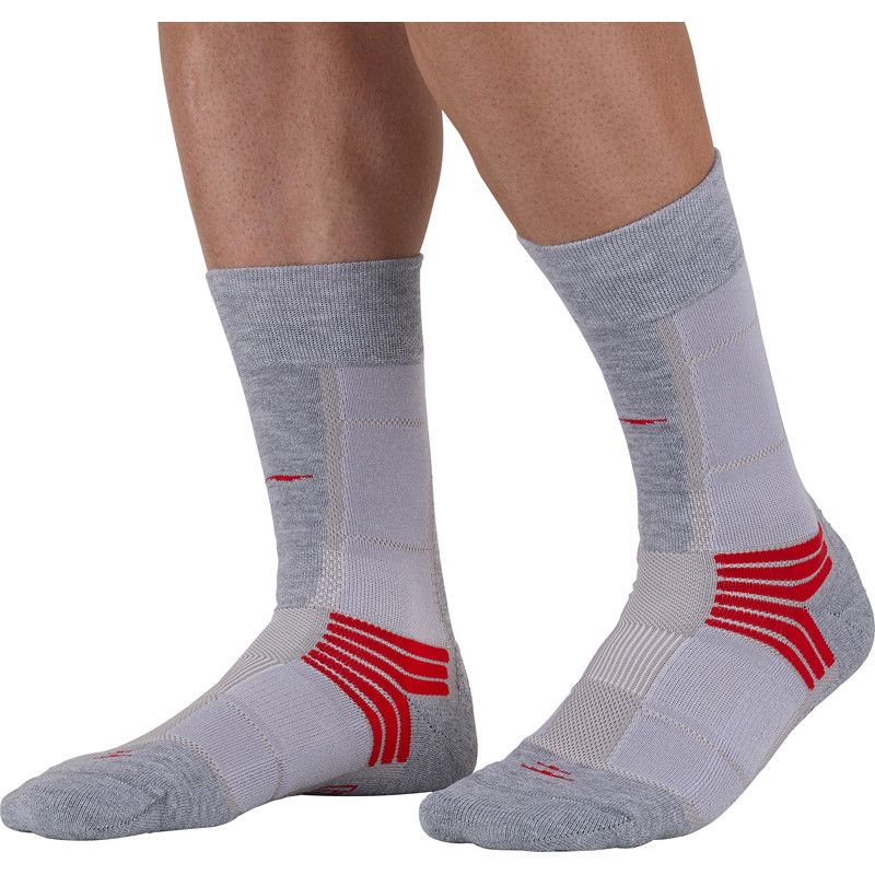Chaussettes de randonnée Monnet Trek Air (Gris/rouge)