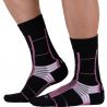 Chaussettes de randonnée Monnet Trek Air (Noir/rose)