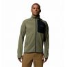 Fleece Columbia Triple Canyon Grid Fleece FZ II (Stone Green Heather, Black) Miehet