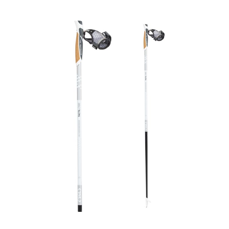 Nordic Walking Stock TSL TACTIL C100 CORK Spk (Silber)