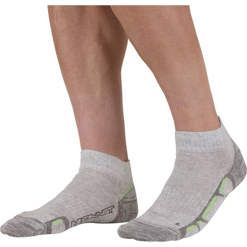 Lage wandelsokken Monnet Chaussette Trek Lin Basse (GREY GREEN)