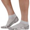 Calcetines bajos de travesía Monnet Chaussette Trek Lin Basse (GRIS BLANCO)