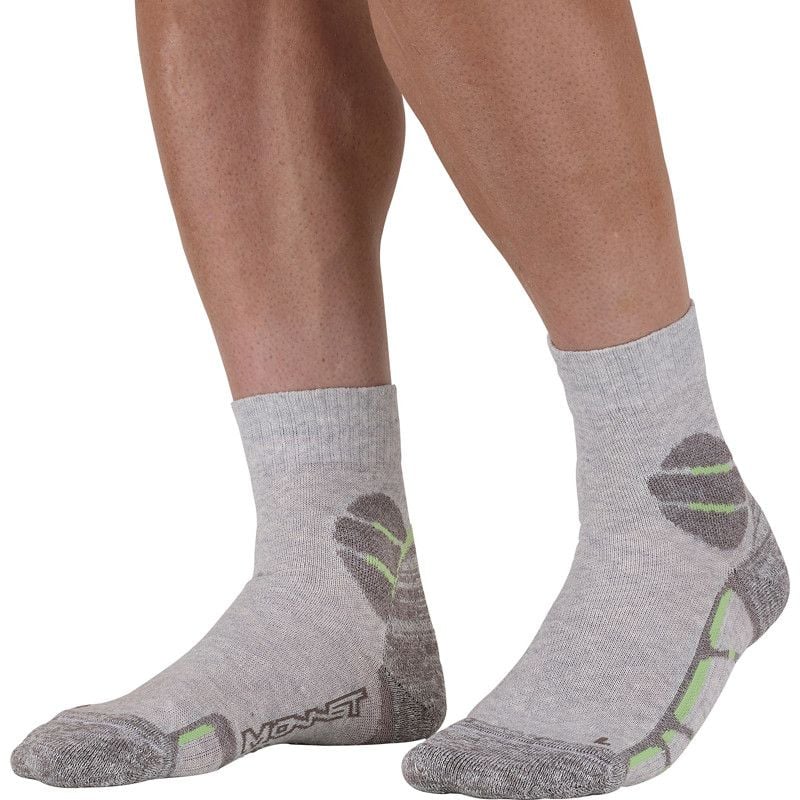 Låga vandringsstrumpor Monnet Chaussette Mid Linen (GREY GREEN)
