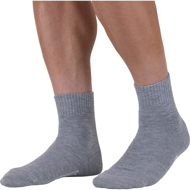 Chaussettes Doubles MONNET MID TWIN (Gris)