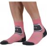 Monnet Mid Perf-strumpor (rosa)
