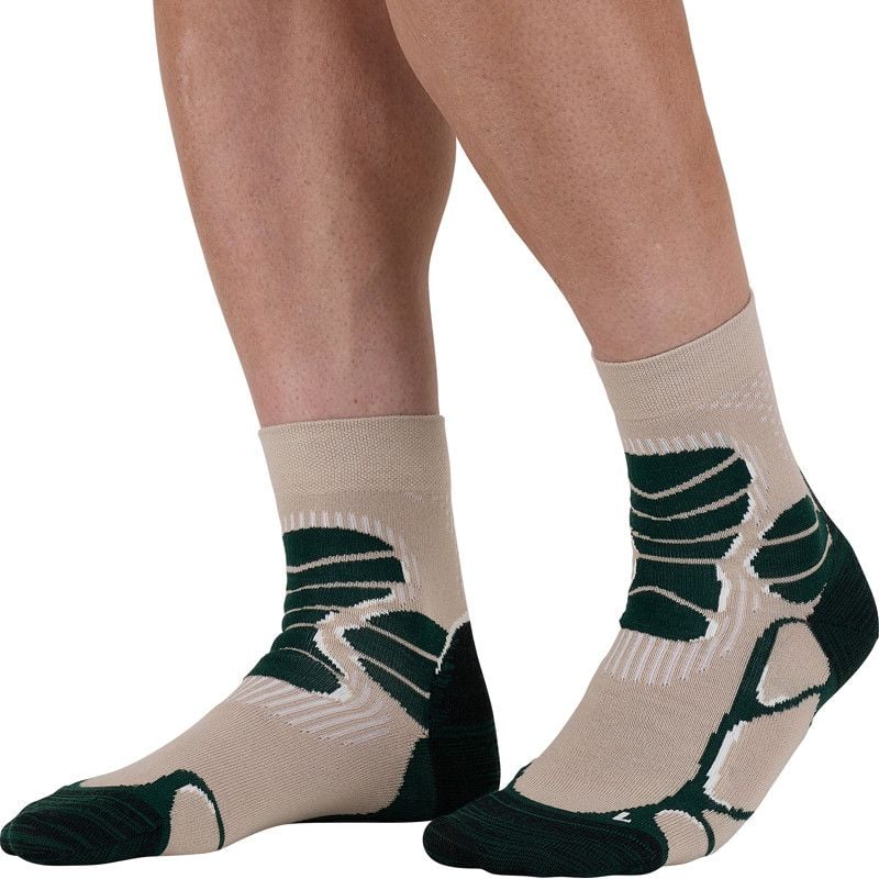 Chaussettes de randonnée MONNET TREK MID EXTRA LIGHT (Beige/vert)