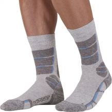 Calze da trekking alte Monnet Trek Linen High Socks (GREY BLUE)