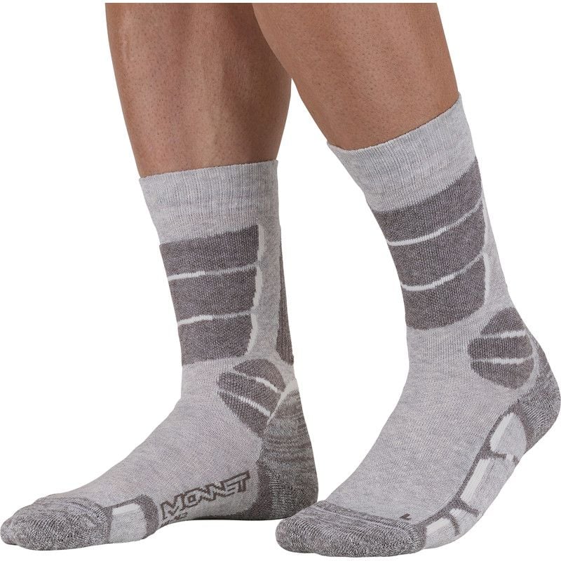 Vandringssocks Monnet TREK LIN HAUTE (GRÅ VIT)