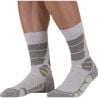 Chaussettes de randonnée MONNET TREK LIN HAUTE (GRIS VERT)
