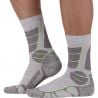 Chaussettes de randonnée MONNET TREK LIN HAUTE (GRIS VERT)