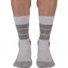 Chaussettes de randonnée MONNET TREK LIN HAUTE (GRIS VERT)