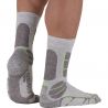 Chaussettes de randonnée MONNET TREK LIN HAUTE (GRIS VERT)