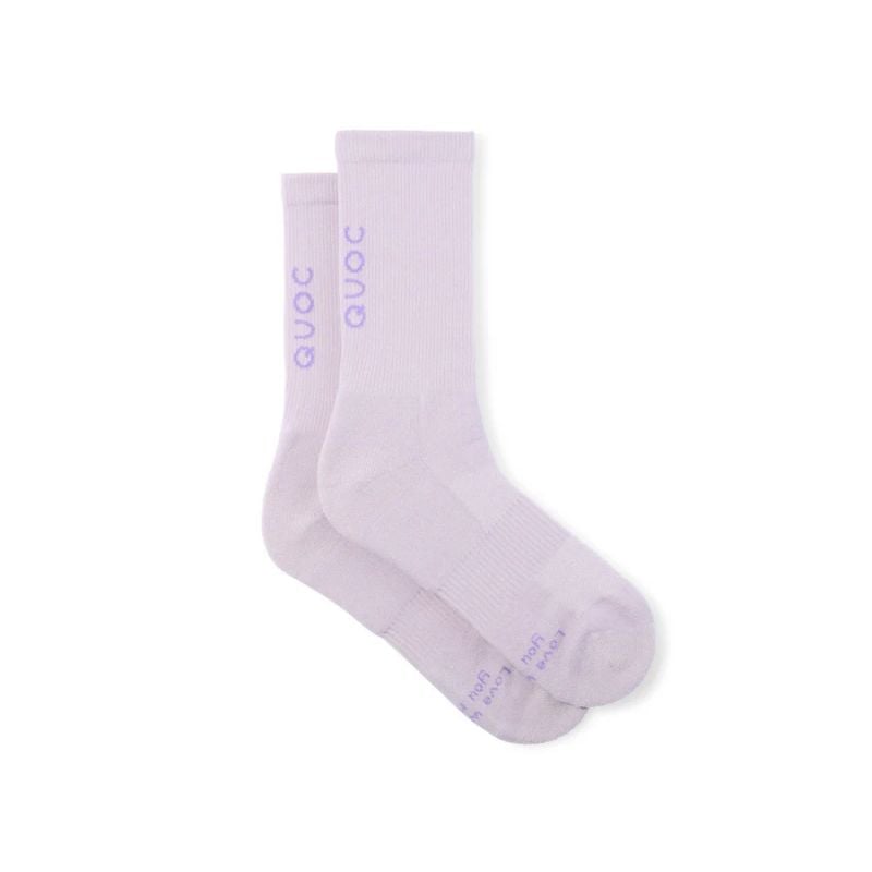 Socks for cycling QUOC MERINO (LILAC HAZE)