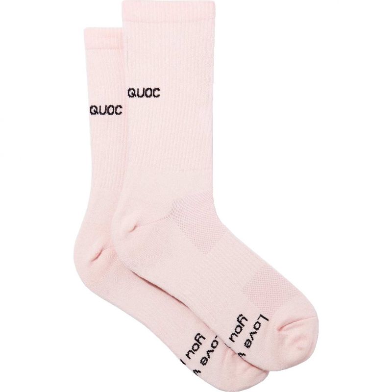 Socks for cycling QUOC ALL ROAD (DUSTY PINK)
