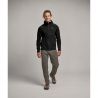Fleece jakke Ortovox FLEECE RIB HOODY M (black raven) Menn