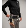 Fleece jakke Ortovox FLEECE RIB HOODY M (black raven) Menn