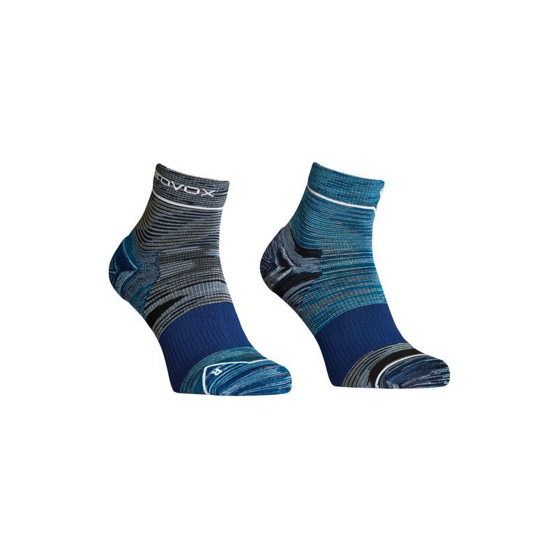 Calze da trekking Ortovox ALPINE QUARTER SOCKS M (Blue Nunatak) Uomo