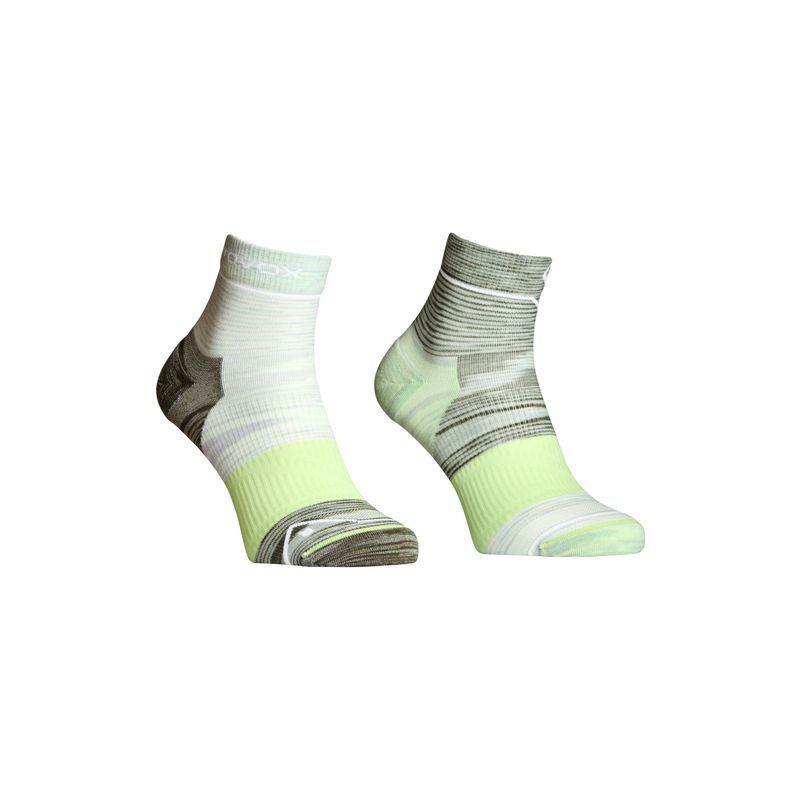Calze Ortovox ALPINE QUARTER SOCKS W (green acid) Donna