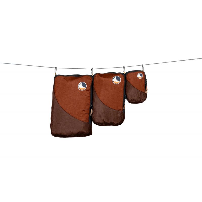 Opbevaringsposer Ticket To The Moon Travel Cube Set (Chokolade & Kobber)
